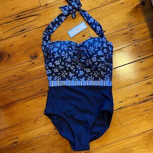 Draper James x Helen Jon Del Rey One Piece Swimsuit